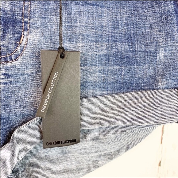 NWT One Teaspoon Harlets High Rise Denim Shorts - Picture 8 of 9